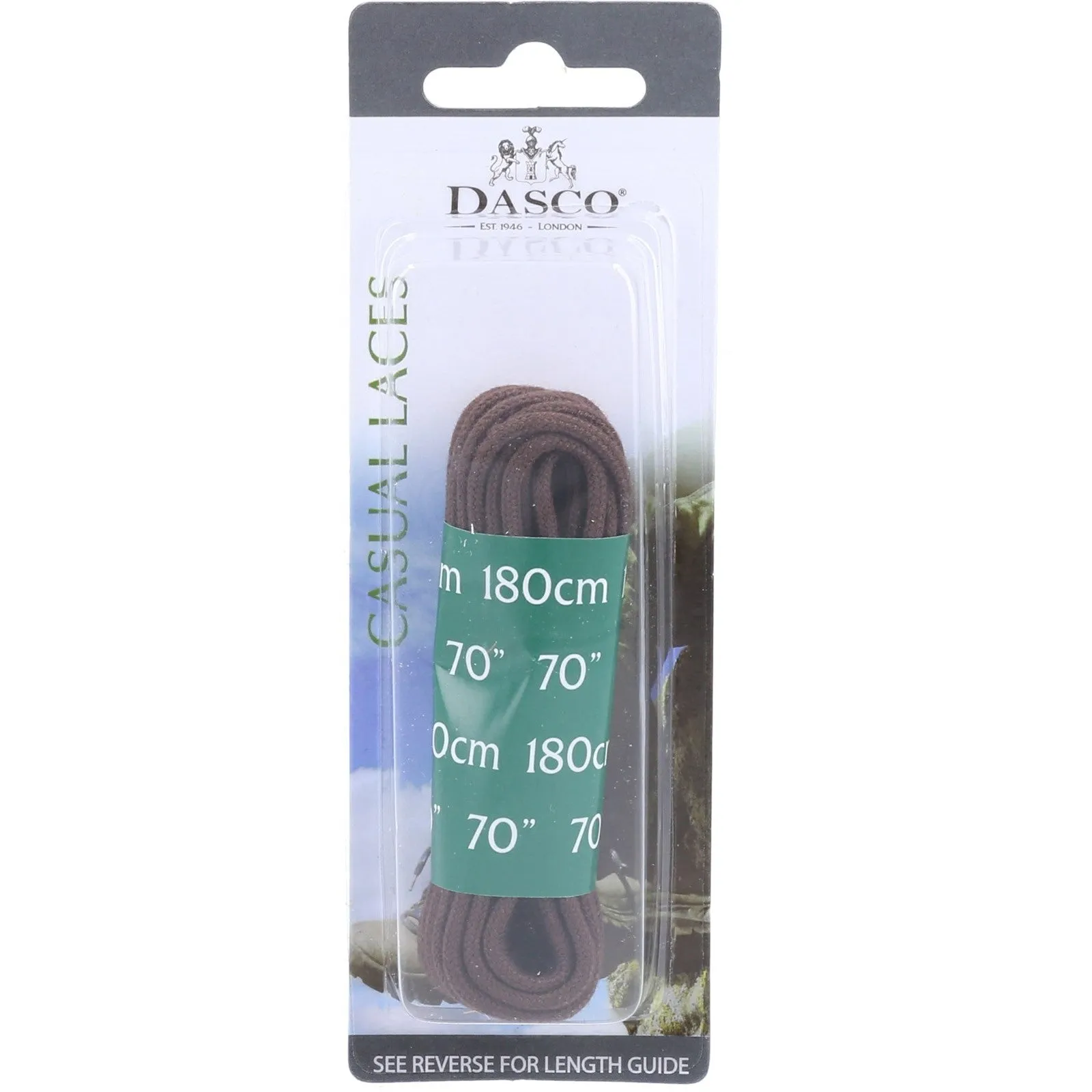 180cm Round Boot Lace 6 Pack