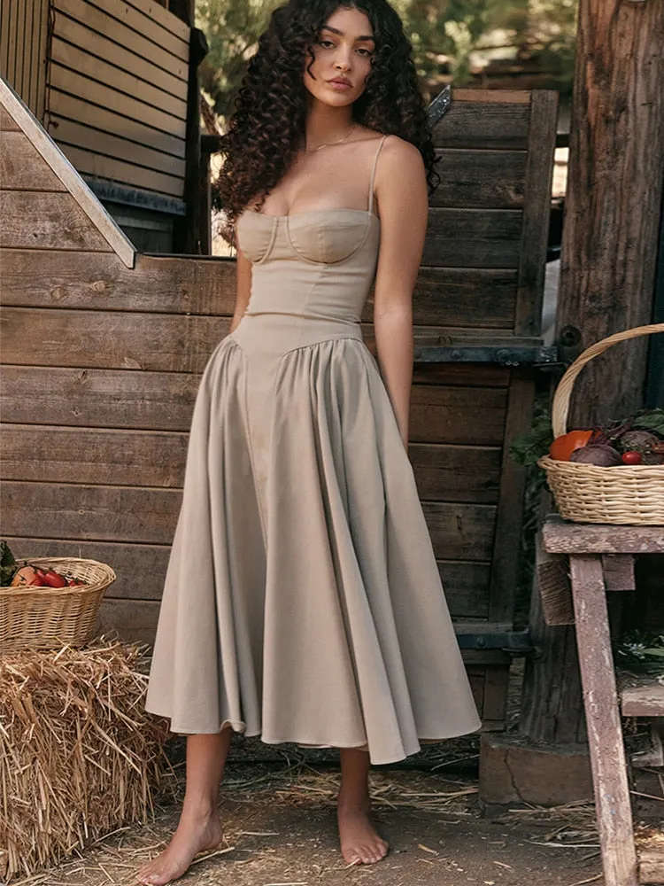 Aurora Midi/Maxi Bustier Corset Dress