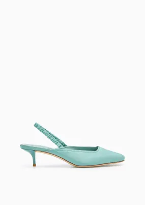 Bonus Low Heel Slingbacks Green