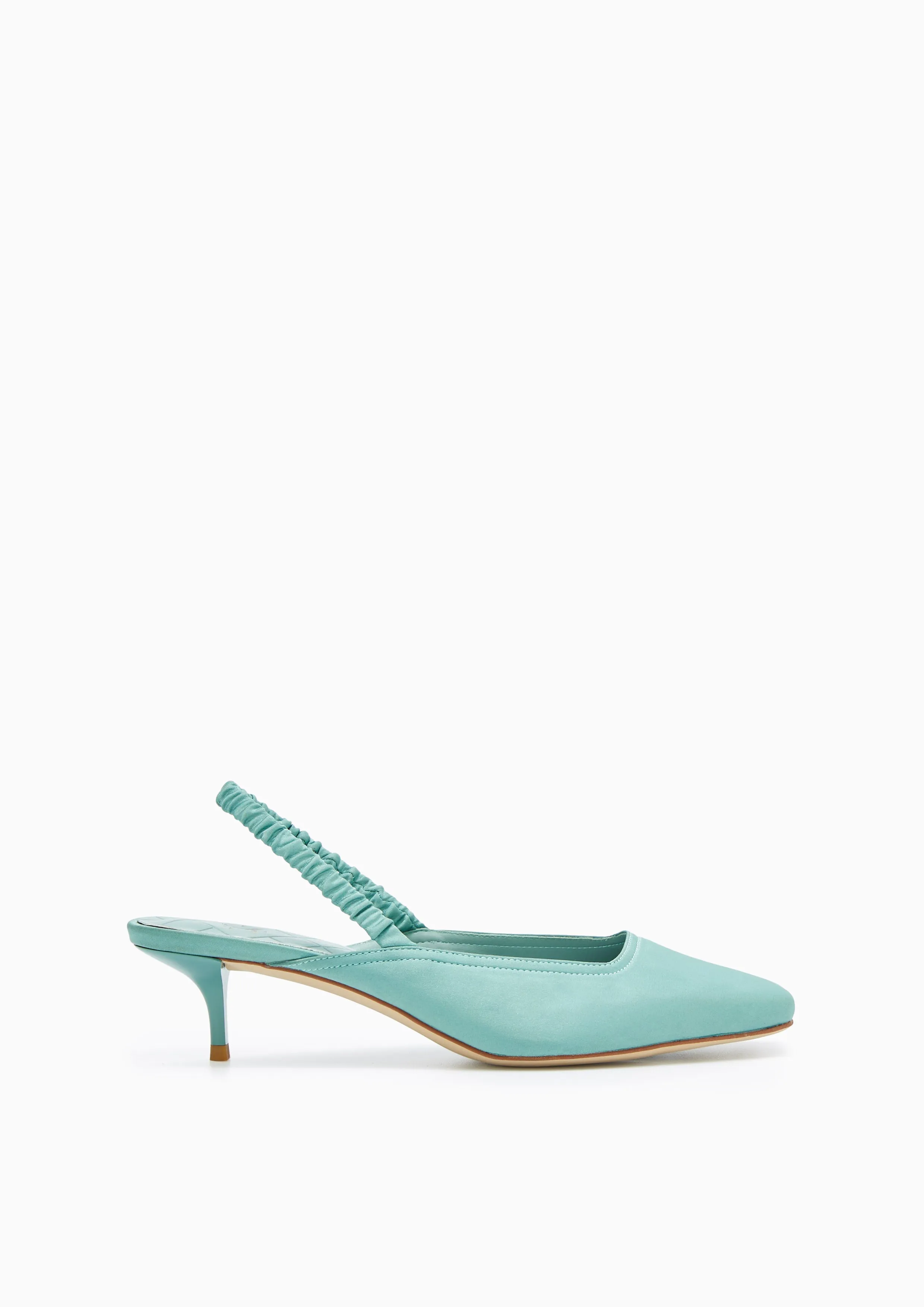 Bonus Low Heel Slingbacks Green