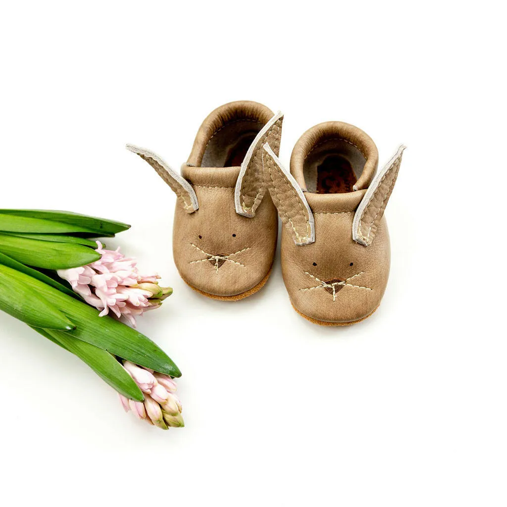 Dune Bunnies // Cute Critters Leather Shoes Baby and Toddler Bunny