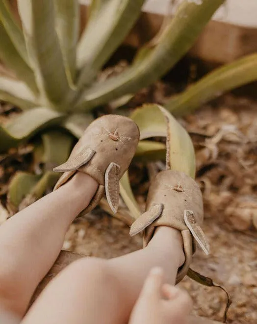 Dune Bunnies // Cute Critters Leather Shoes Baby and Toddler Bunny