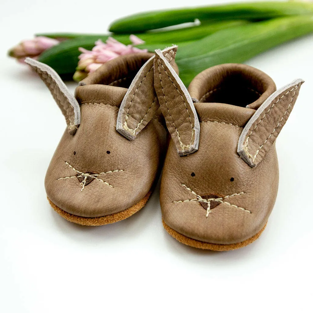 Dune Bunnies // Cute Critters Leather Shoes Baby and Toddler Bunny