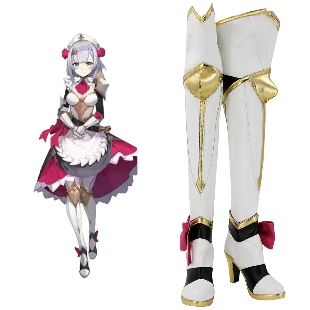 Genshin Impact Noeru Cosplay Shoes Boots Halloween Costumes Accessory Custom Made