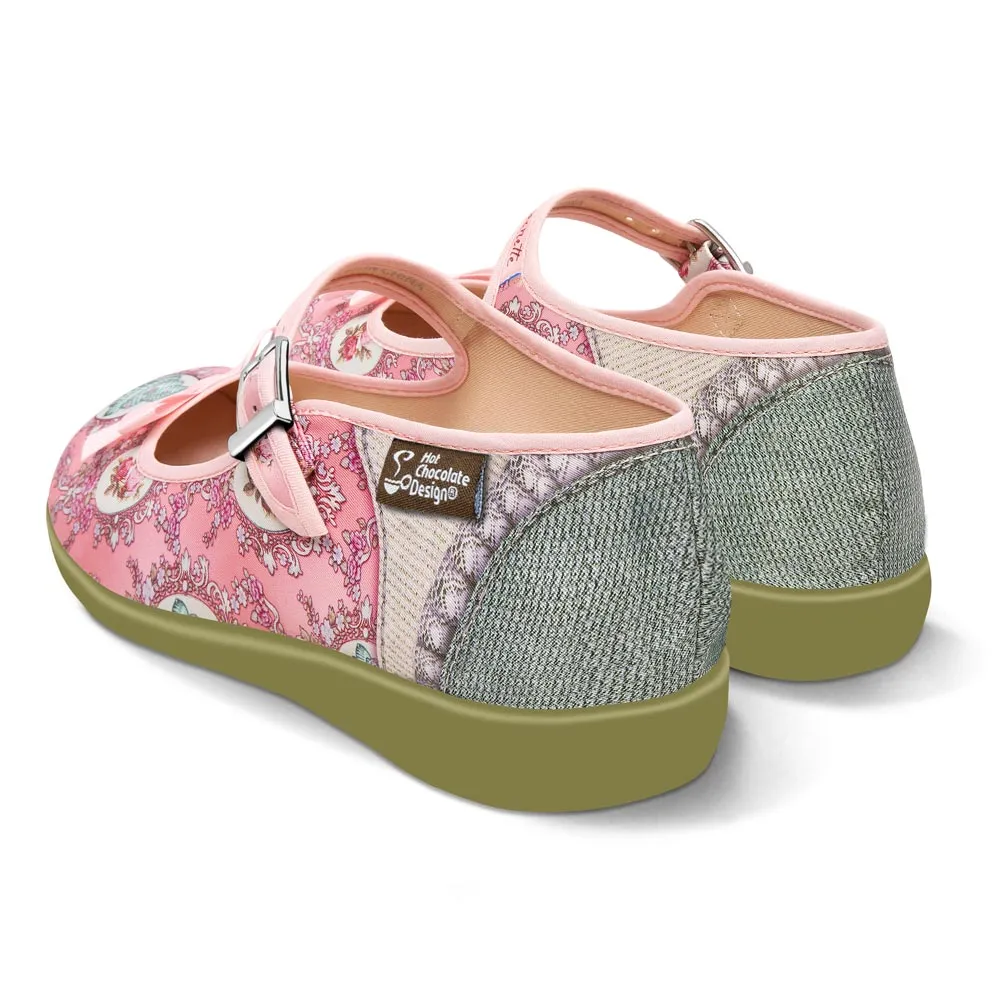 Hot Chocolate Shoes Mary Jane Flats - Marie Antoinette