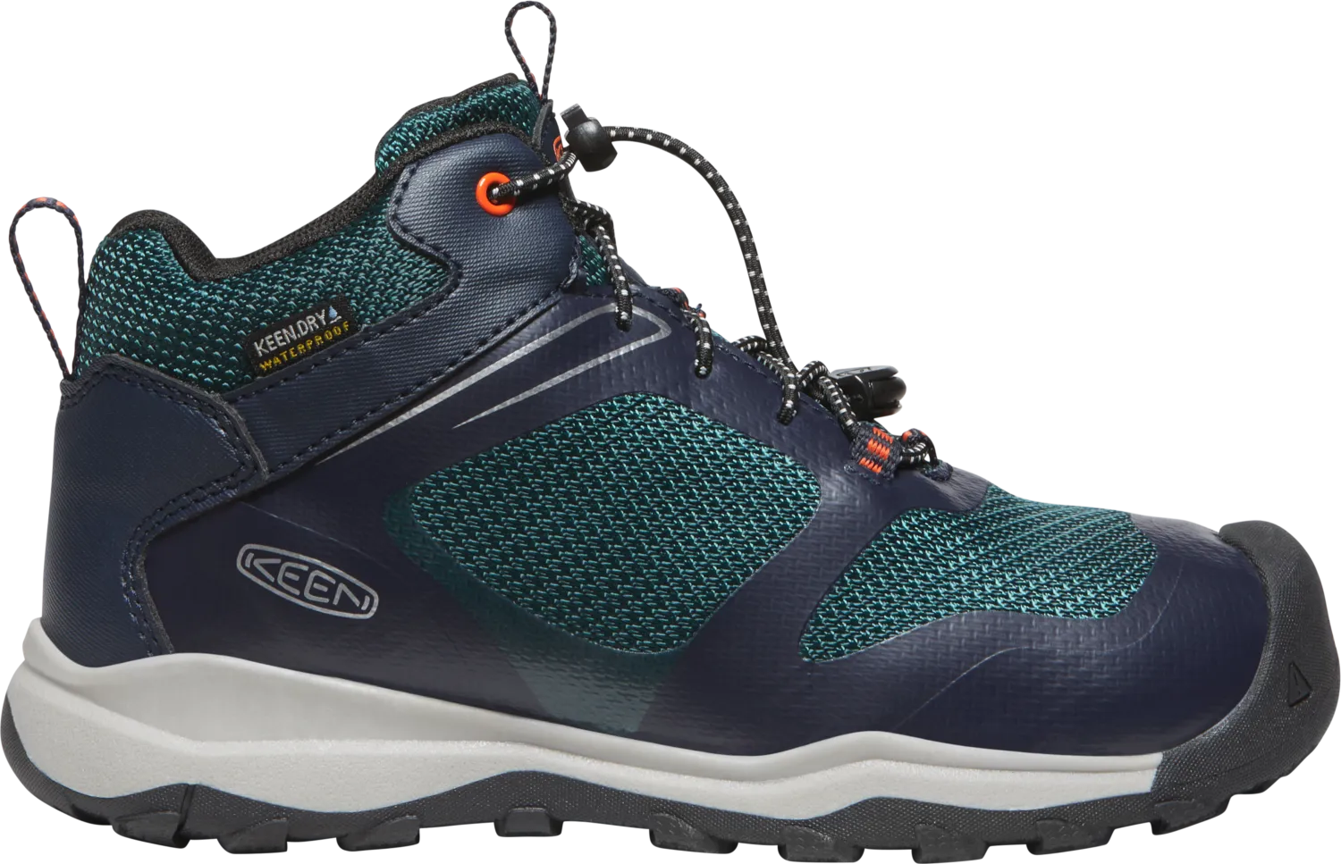 Keen Kids&#x27; Wanduro Waterproof Boot Sky Captain-Sea Moss | Buy Keen Kids&#x27; Wanduro Waterproof Boot Sky Captain-Sea Moss here | Outnorth