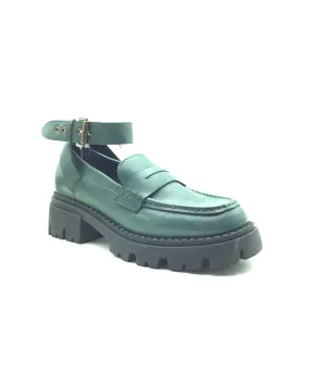 Seychelles Shoe Loafer Green Leather Not The One Size: 11