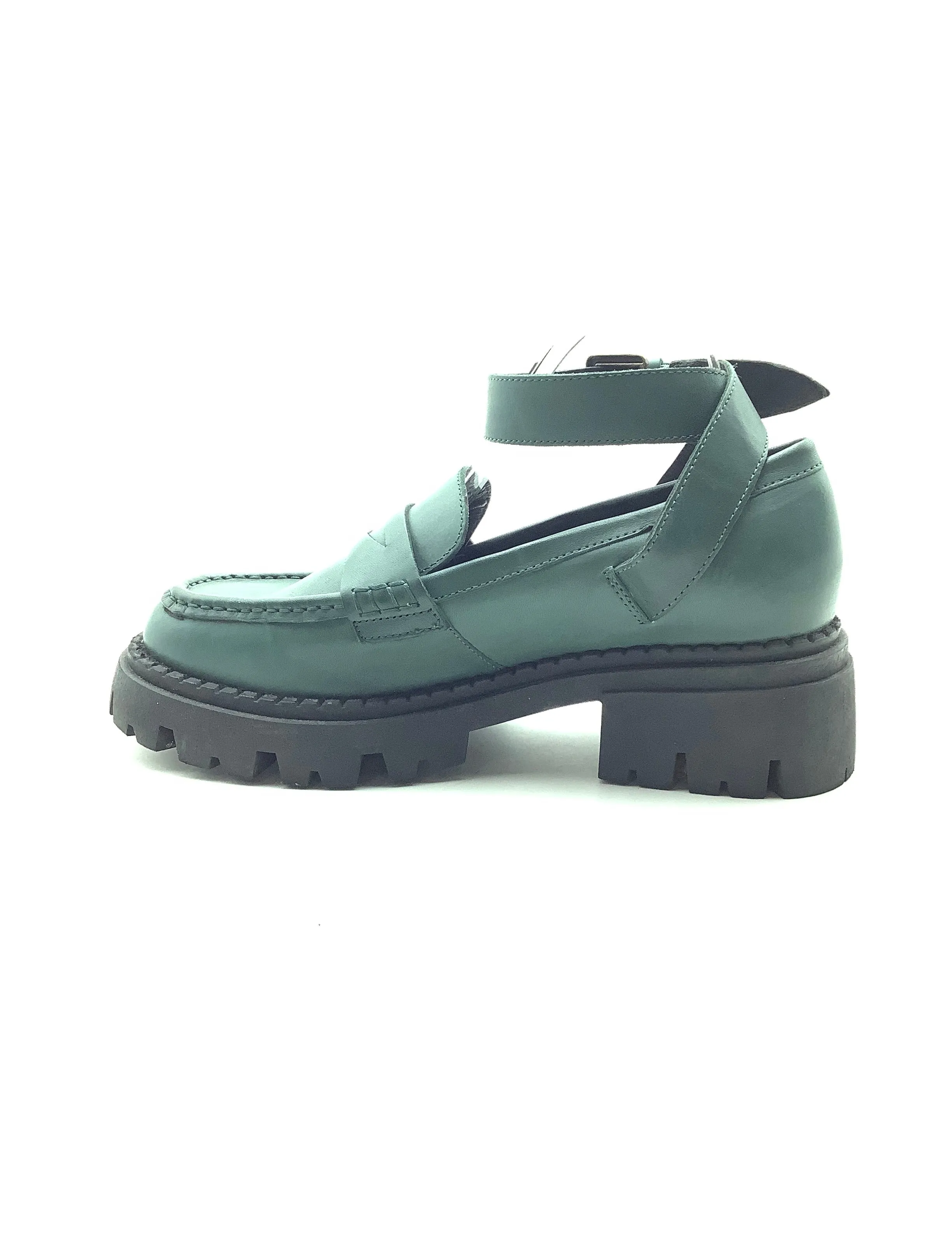 Seychelles Shoe Loafer Green Leather Not The One Size: 11