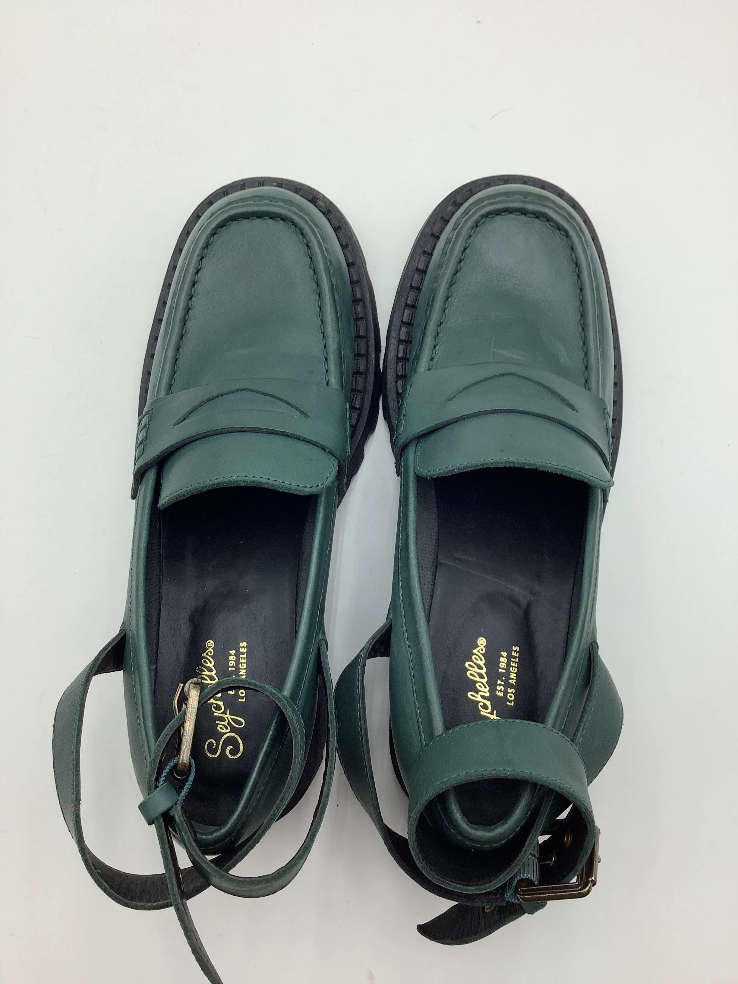 Seychelles Shoe Loafer Green Leather Not The One Size: 11