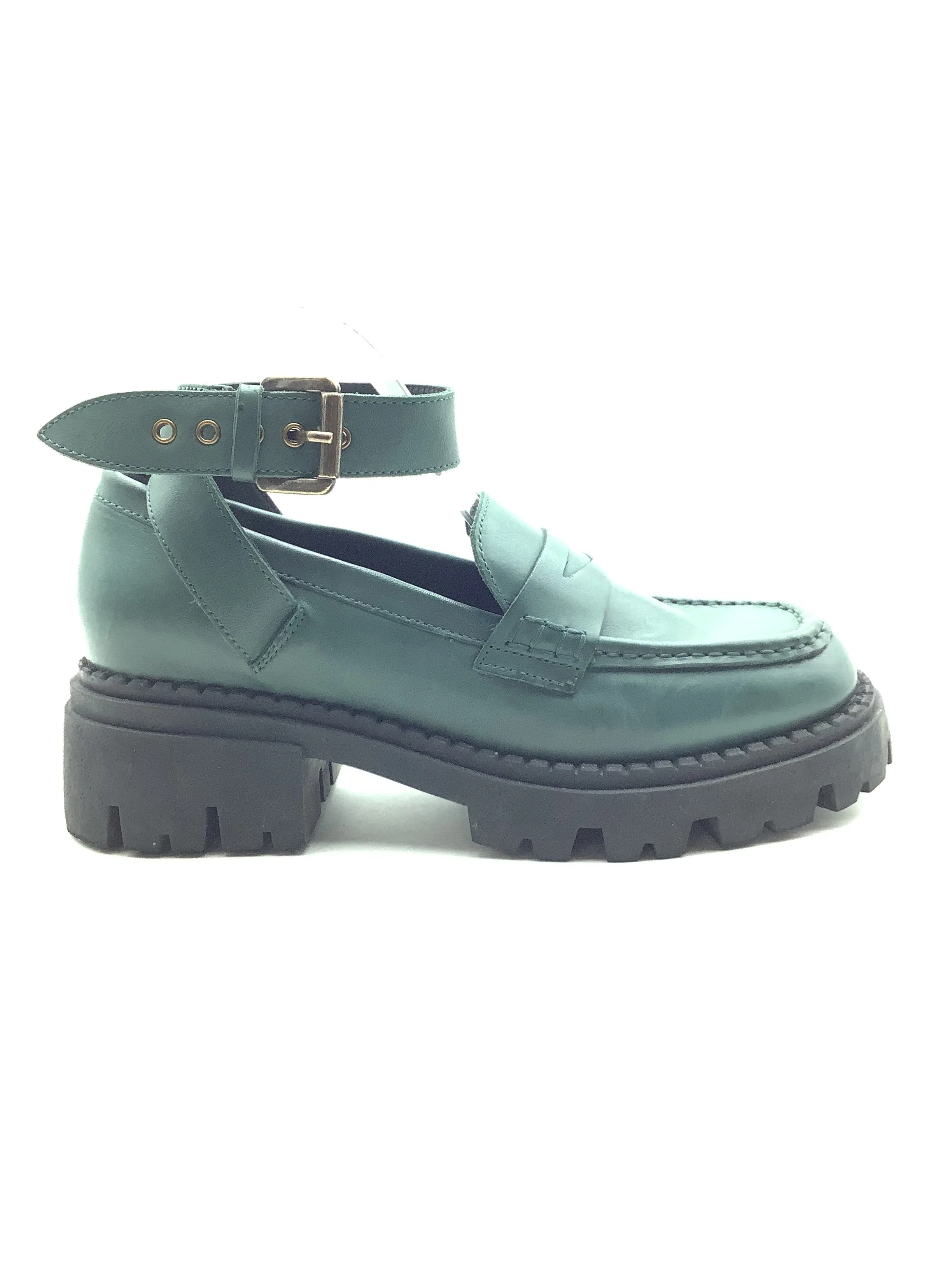 Seychelles Shoe Loafer Green Leather Not The One Size: 11