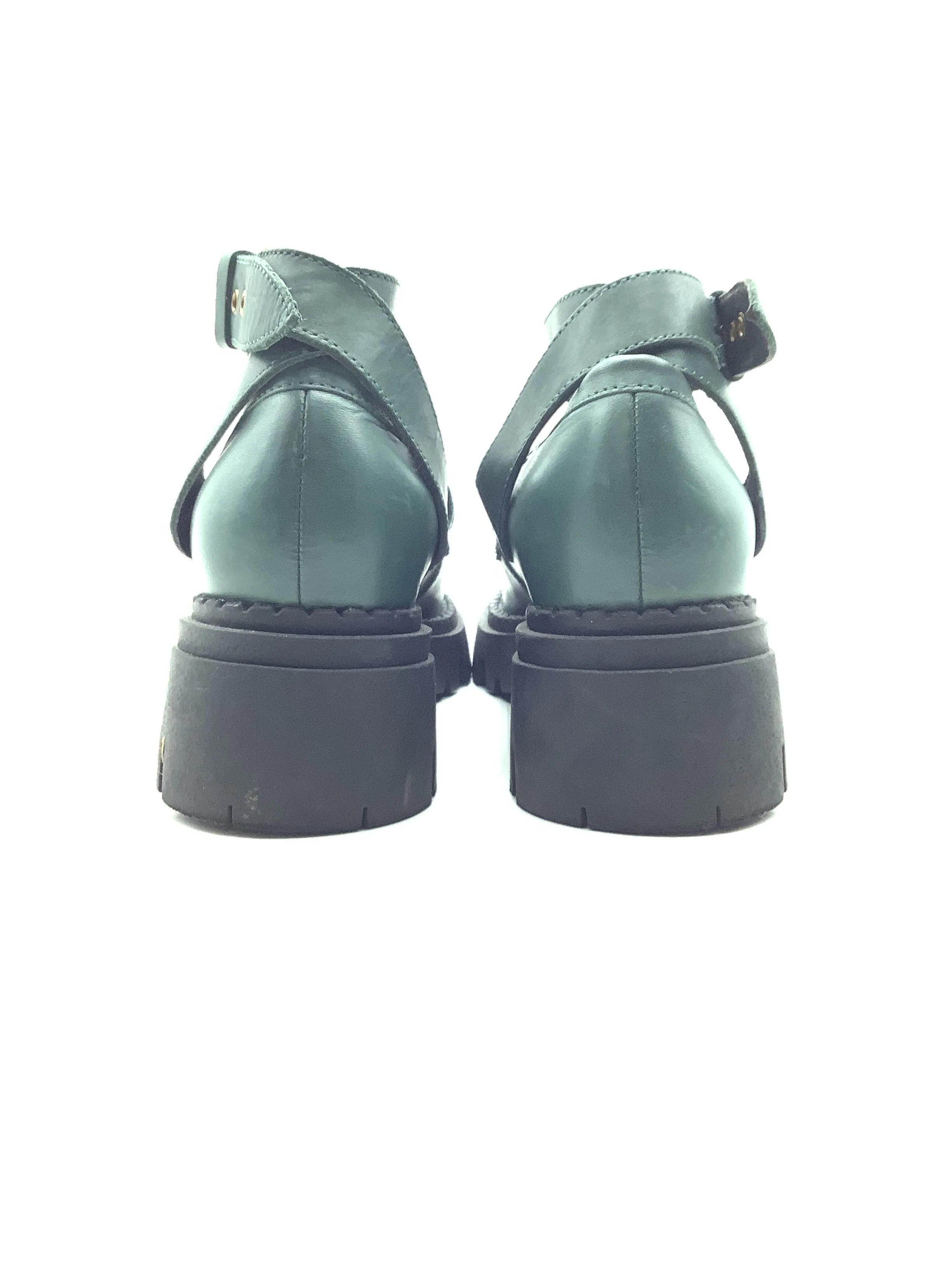 Seychelles Shoe Loafer Green Leather Not The One Size: 11